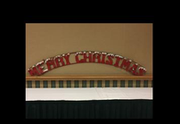 12 Ft Christmas Sign with Nutcrackers 202//139